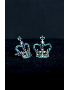 BOUTON MANCHETTE BLUE